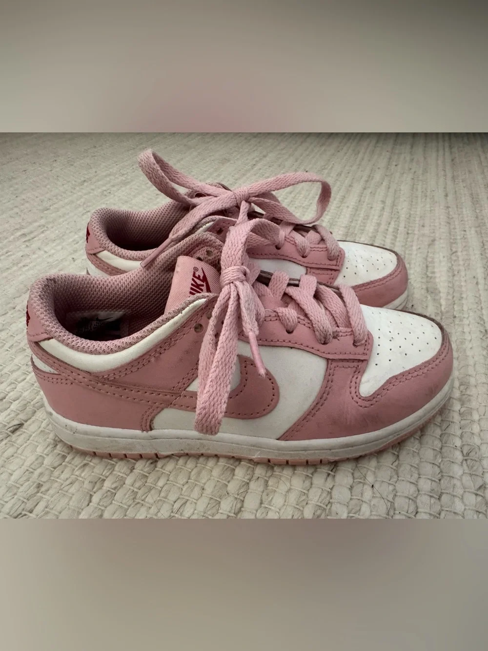 NIKE Girls Pink Sneakers - Size 13.5